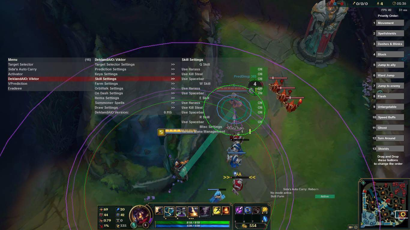 League of Legends, Interface In Game