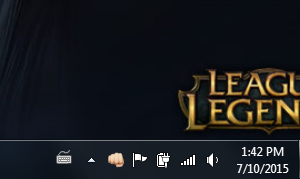 gds in the taskbar